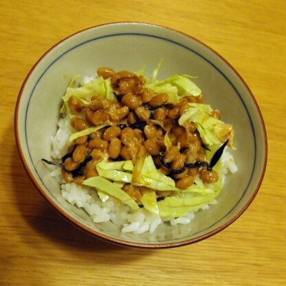 マヨネーズのコクとかつお節の旨味で、美味しい納豆ご飯ですね
ご馳走様でした